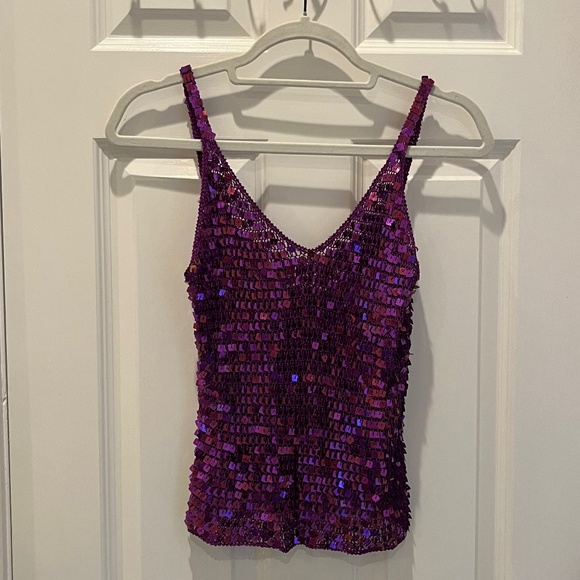 Sequin Vintage Tank Top - Picture 3 of 3
